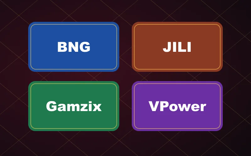Pokies Dream software partners BNG, JILI, Gamzix and VPower